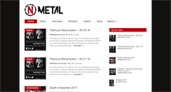 Desktop Screenshot of n-metal.de